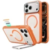 ESR Classic Hybrid su atlenkiama kojelė ir MagSafe dėklas iPhone 18 Pro / 17 Pro – matinis oranžinis