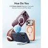 Dėklas ESR CLASSIC HYBRID KICKSTAND MAGSAFE IPHONE 17 PRO MAX / 18 PRO MAX FROSTED Oranžinis