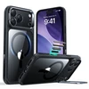ESR klasikinis hibridinis „Kickstand MagSafe“ dėklas, skirtas iPhone 17 Pro Max – skaidrus, juodas