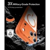 Dėklas ESR CLASSIC HYBRID MAGSAFE IPHONE 17 PRO / 18 PRO FROSTED Oranžinis