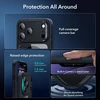 ESR Classic Hybrid Magsafe ir grūdinto stiklo dėklas iPhone 17 Pro Max, skaidrus/juodas