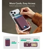 Dėklas ESR Classic RFID MAGNETINIS PINIGINĖS STOVAS MagSafe TAMSIAI BORDO