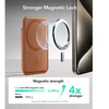 Dėklas ESR klasikinė magnetinė piniginė „MagSafe“ telefonui – ruda