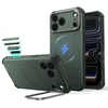 Dėklas ESR CYBER TOUGH KICKSTAND MAGSAFE IPHONE 17 PRO / 18 PRO Žalias