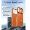 Dėklas Oranžinis Esr Cyber Tough Kickstand Magsafe iPhone 17 Pro / 18 Pro oranžinis