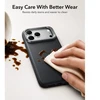Dėklas ESR LEATHER KICKSTAND MAGSAFE IPHONE 17 PRO / 18 PRO Juodas