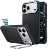 Dėklas ESR LEATHER KICKSTAND MAGSAFE IPHONE 17 PRO MAX / 18 PRO MAX Juodas
