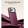 Dėklas ESR LEATHER KICKSTAND MAGSAFE IPHONE 17 PRO MAX / 18 PRO MAX DEEP BURGUNDY