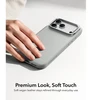 Dėklas ESR LEATHER KICKSTAND MAGSAFE IPHONE 17 PRO MAX / 18 PRO MAX Pilkas
