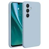 Dėklas Telforceone Etteri Silicone Samsung Galaxy S24 FE žydros spalvos