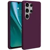Telforceone Etteri silikoninis Mag dėklas, skirtas Samsung Galaxy S25 Ultra, tamsiai vyšinine spalva