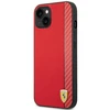 Apple iPhone 14 Plus Ferrari dėklas Carbon (FEHCP14MaxRE) raudonos spalvos