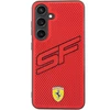 Samsung Galaxy S24 Plus Ferrari dėklas Big SF Perforated (FEHCS24MPINR) raudonos spalvos