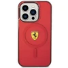 Apple iPhone 14 Pro Ferrari dėklas Translucent Magsafe (FEHMP14LURKR) raudonos spalvos