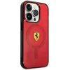 Apple iPhone 14 Pro Ferrari dėklas Translucent Magsafe (FEHMP14LURKR) raudonos spalvos