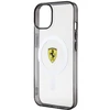 Apple iPhone 14 Ferrari dėklas Outline Magsafe (FEHMP14SURKT) skaidrus