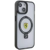 Apple iPhone 14 Plus / 15 Plus Ferrari dėklas Ring Stand 2023 Collection MagSafe (FEHMP15MUSCAH) skaidrus
