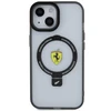 Apple iPhone 15 Ferrari dėklas Ring Stand 2023 Collection MagSafe (Fehmp15suscah) skaidrus