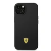 Ferrari FEHMSIP14SBK Apple iPhone 14 6.1" dėklas telefonui juodos spalvos silikoninis Metal Logo Magsafe