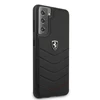 Samsung Galaxy S21 Plus Ferrari dėklas Off Track Quilted (FEHQUHCS21MBK) juodos spalvos