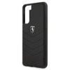 Samsung Galaxy S21 Plus Ferrari dėklas Off Track Quilted (FEHQUHCS21MBK) juodos spalvos