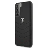 Samsung Galaxy S21 Plus Ferrari dėklas Off Track Quilted (FEHQUHCS21MBK) juodos spalvos