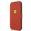 Dėklas Apple iPhone 12 Mini Ferrari Book On Track Perforated (FESPEFLBKP12SRE) raudonos spalvos