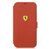 Dėklas Apple iPhone 12 Mini Ferrari Book On Track Perforated (FESPEFLBKP12SRE) raudonos spalvos