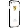FERRARI kietas dėklas FEGLHCP7BK IPHONE 7 / 8 TRANSPARENT