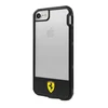 Ferrari Harddėklas FEHCP7BISBK Apple iPhone 7/8/SE 2020 / SE 2022 skaidrus juodos spalvos