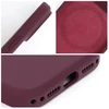 Dėklas Case for iPhone 18 Pro / 17 Pro Forcell F-Protect Rubber Premium compatible with MagSafe dark cherry