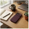 Dėklas Case for iPhone 18 Pro / 17 Pro Forcell F-Protect Rubber Premium compatible with MagSafe dark cherry