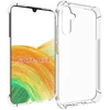 „Fusion Accessories“ „Fusion“ smūgiams atsparus 1,5 mm telefono dėklas, skirtas „Samsung Galaxy A34“ (A346), permatomas