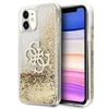 Apple iPhone 11 Guess dėklas 4G Big Liquid Glitter (GUHCN61LG4GGO) aukso spalvos