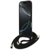 Dėklas Guess 4G Big Logo Cord Stap Crossbody skirtas Apple iPhone Air juodos spalvos