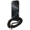 Dėklas Guess 4G Big Logo Cord Stap Crossbody skirtas Apple iPhone 17 Pro rudos spalvos