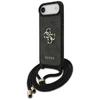 Dėklas Guess 4G Big Logo Cord Stap Crossbody skirtas Apple iPhone Air juodos spalvos
