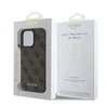 Guess 4G Charm Apple iPhone 16 Pro Max Tone on Tone dėklas telefonui rudos spalvos
