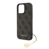 Guess 4G Charm Apple iPhone 16 Pro Max Tone on Tone dėklas telefonui rudos spalvos
