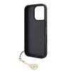 Guess 4G Charm Apple iPhone 16 Pro Max Tone on Tone dėklas telefonui pilkos spalvos