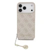 Guess 4G Charm dėklas skirtas Apple iPhone 17 Pro Max Tone on Tone rožinės spalvos
