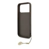 Guess 4G Charm dėklas skirtas Apple iPhone 17 Pro Max Tone on Tone rudos spalvos