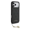 Guess 4G Charm dėklas skirtas Apple iPhone 17 Pro Max Tone on Tone pilkos spalvos