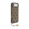 Guess 4G Charm dėklas skirtas Apple iPhone 17 Air Tone on Tone rudos spalvos