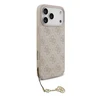 Guess 4G Charm dėklas skirtas Apple iPhone 17 Pro Max Tone on Tone rožinės spalvos