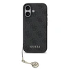 Guess 4G Charm dėklas skirtas Apple iPhone 17 Tone on Tone pilkos spalvos