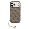 Guess 4G Charm dėklas skirtas Apple iPhone 17 Pro Max Tone on Tone rudos spalvos