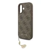 Guess 4G Charm dėklas skirtas Apple iPhone 17 Tone on Tone rudos spalvos