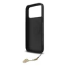 Guess 4G Charm dėklas skirtas Apple iPhone 17 Pro Max Tone on Tone pilkos spalvos