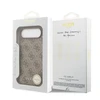 Guess 4G Charm dėklas skirtas Apple iPhone 17 Air Tone on Tone rudos spalvos